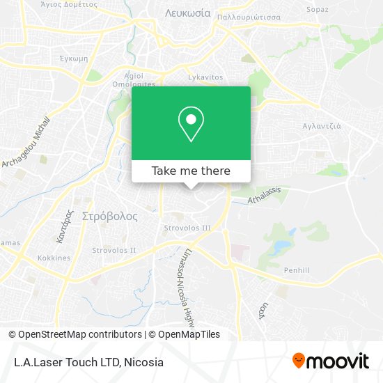 L.A.Laser Touch LTD map