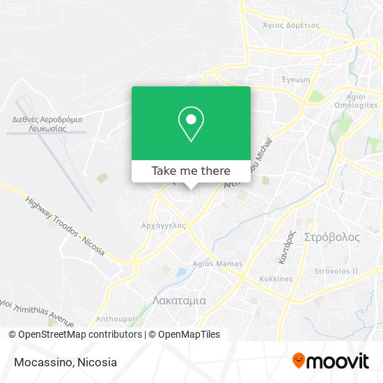 Mocassino map