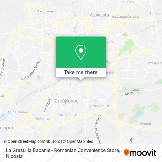 La Grasu' la Bacanie - Romanian Convenience Store map