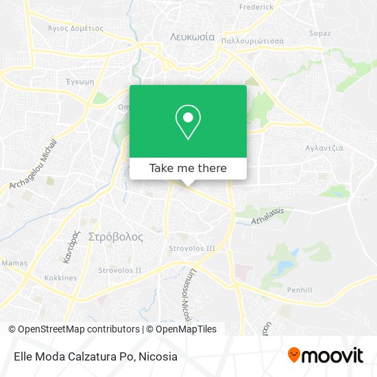 Elle Moda Calzatura Po map