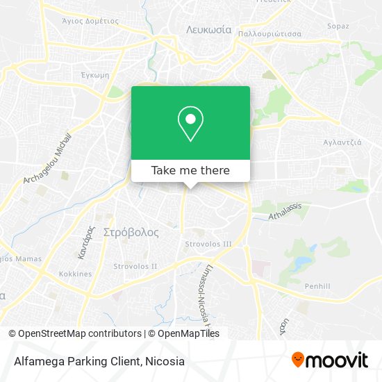 Alfamega Parking Client map
