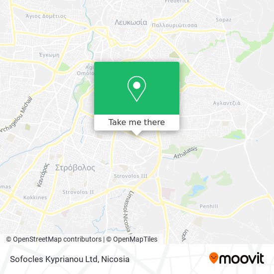 Sofocles Kyprianou Ltd map