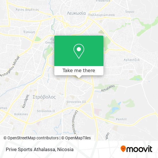 Prive Sports Athalassa map