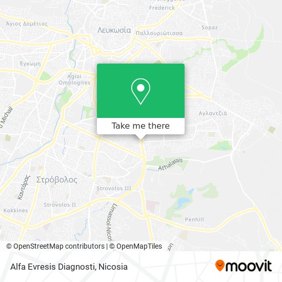 Alfa Evresis Diagnosti map
