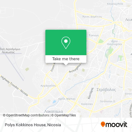 Polys Kokkinos House map
