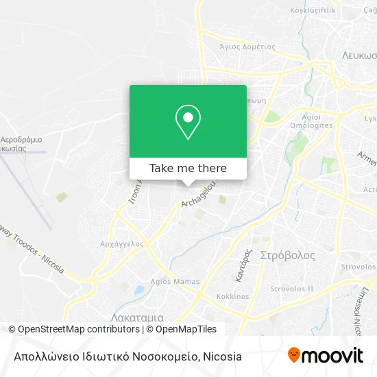 Απολλώνειο Ιδιωτικό Νοσοκομείο map