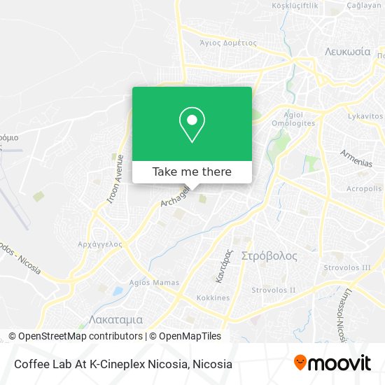 Coffee Lab At K-Cineplex Nicosia map