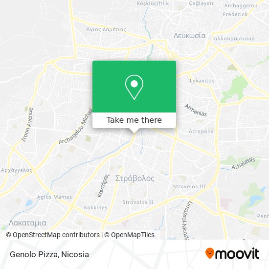 Genolo Pizza map