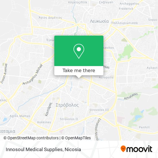 Innosoul Medical Supplies map