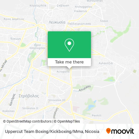 Uppercut Team Boxing / Kickboxing / Mma map