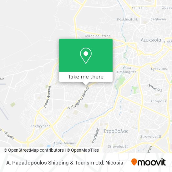 A. Papadopoulos Shipping & Tourism Ltd map