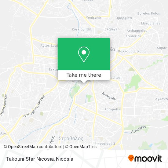 Takouni-Star Nicosia map