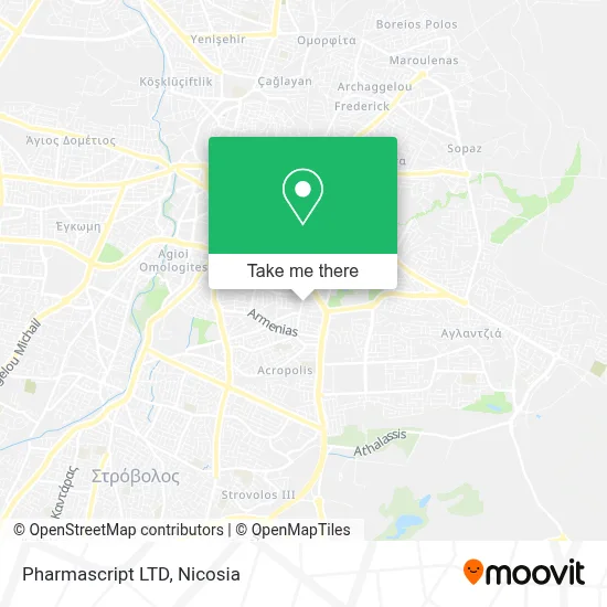 Pharmascript LTD map