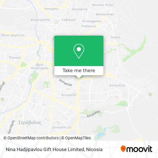 Nina Hadjipavlou Gift House Limited map