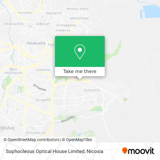Sophocleous Optical House Limited map