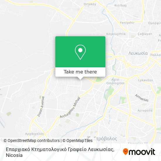 Επαρχιακό Κτηματολογικό Γραφείο Λευκωσίας map