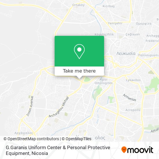 G.Garanis Uniform Center & Personal Protective Equipment map