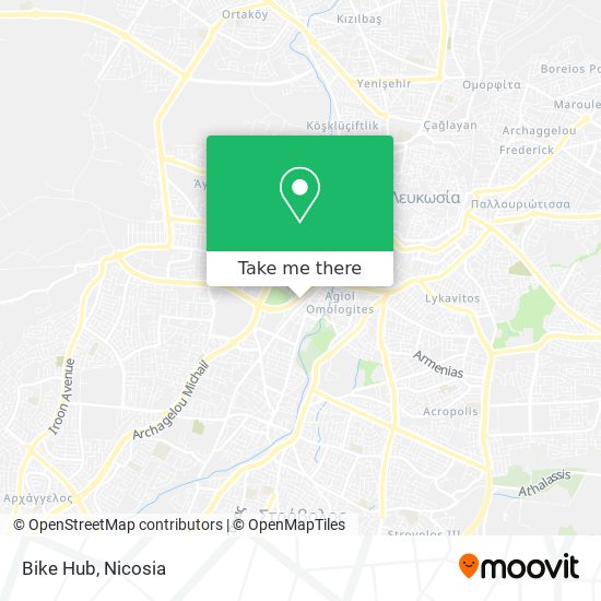 Bike Hub map