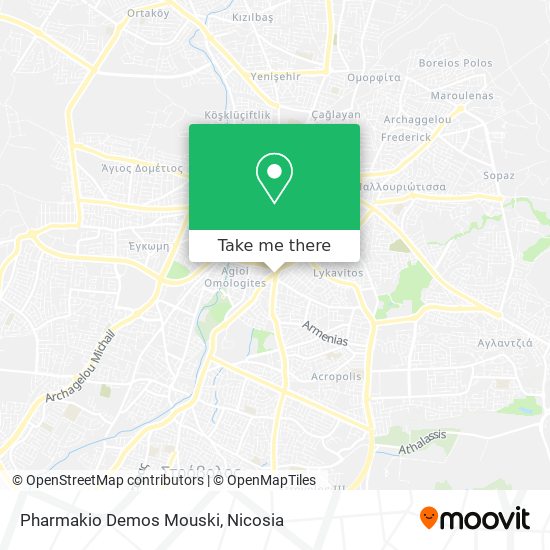 Pharmakio Demos Mouski map
