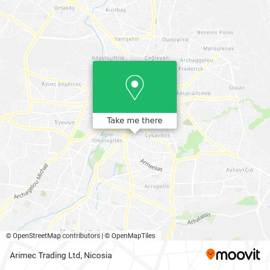 Arimec Trading Ltd map