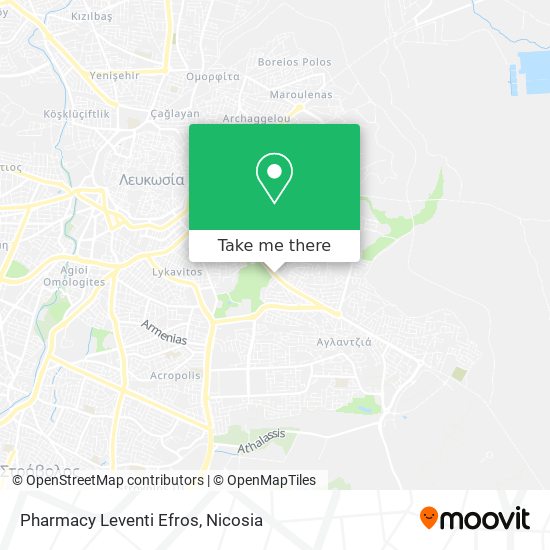 Pharmacy Leventi Efros map