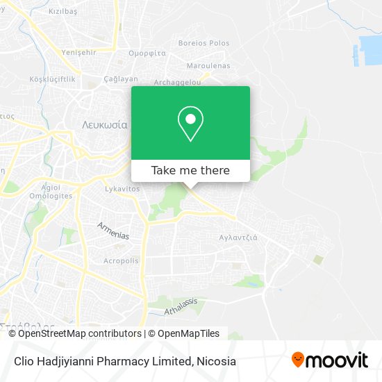 Clio Hadjiyianni Pharmacy Limited map