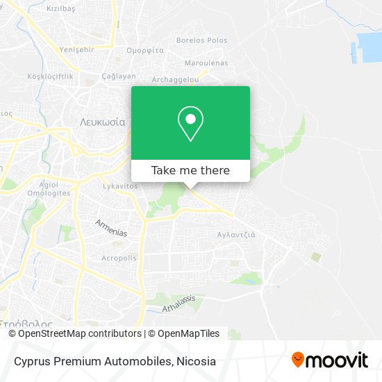 Cyprus Premium Automobiles map