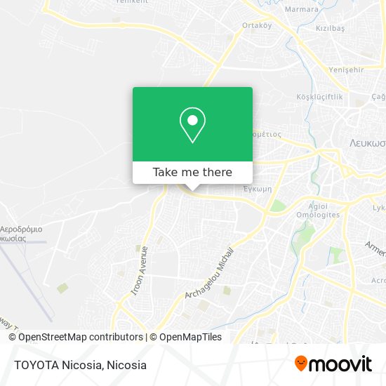 TOYOTA Nicosia map