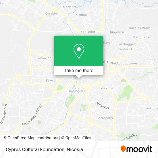 Cyprus Cultural Foundation map