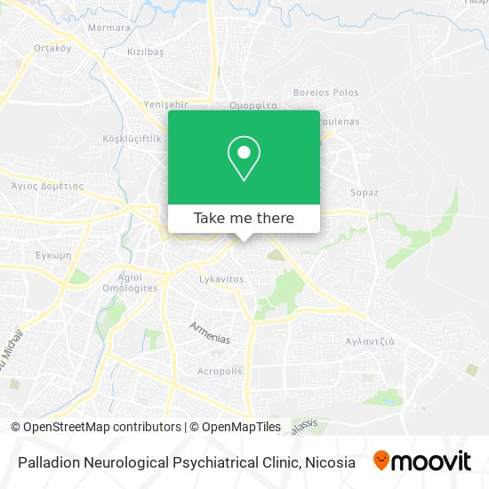 Palladion Neurological Psychiatrical Clinic map