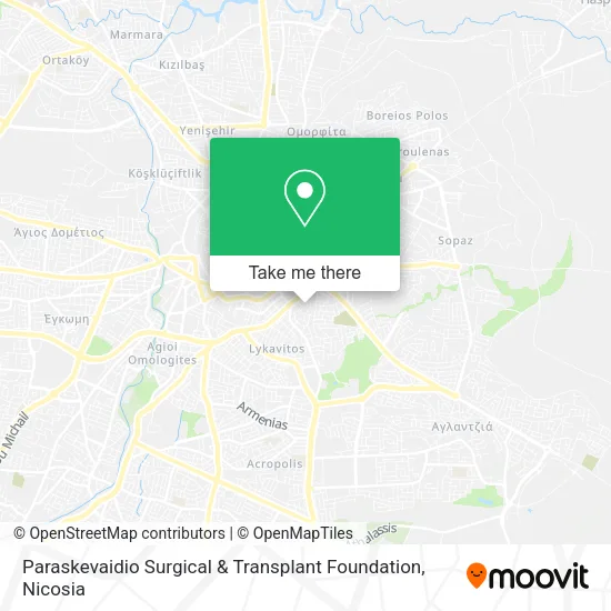 Paraskevaidio Surgical & Transplant Foundation map