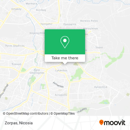 Zorpas map