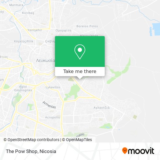 The Pow Shop map