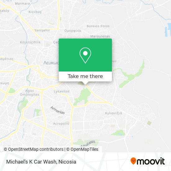Michael's K Car Wash map