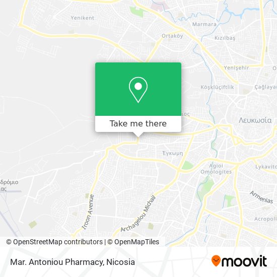 Mar. Antoniou Pharmacy map
