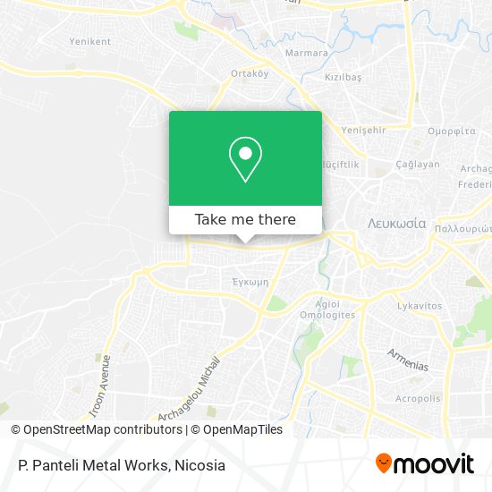 P. Panteli Metal Works map