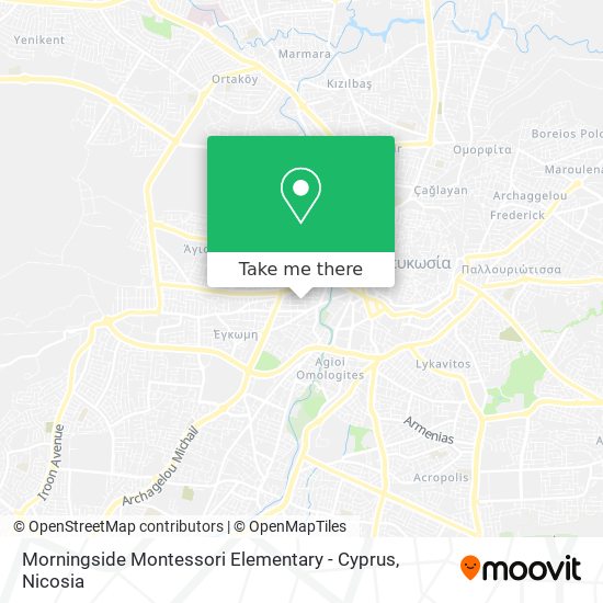 Morningside Montessori Elementary - Cyprus map