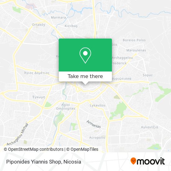 Piponides Yiannis Shop map