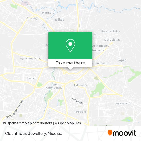 Cleanthous Jewellery map