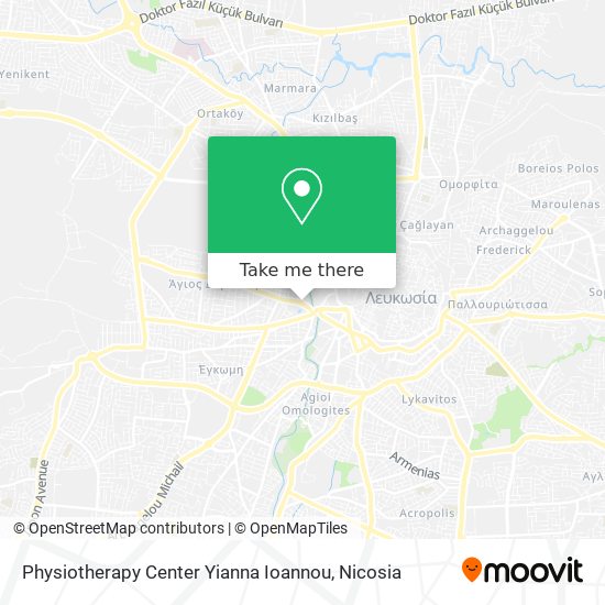 Physiotherapy Center Yianna Ioannou map