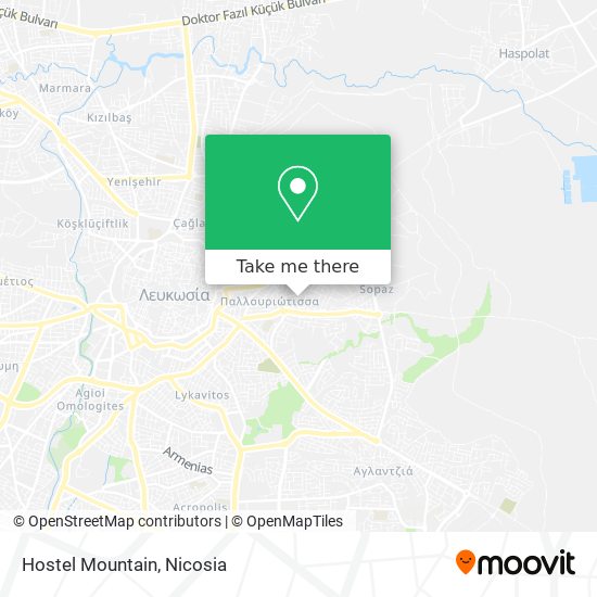 Hostel Mountain map