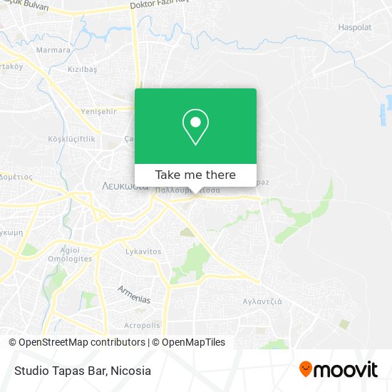 Studio Tapas Bar map