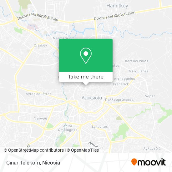 Çınar Telekom map