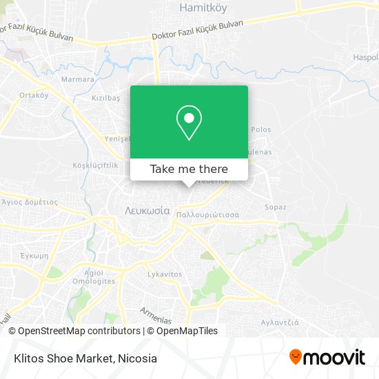 Klitos Shoe Market map