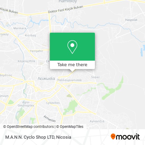 M.A.N.N. Cyclo Shop LTD map