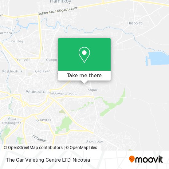 The Car Valeting Centre LTD map