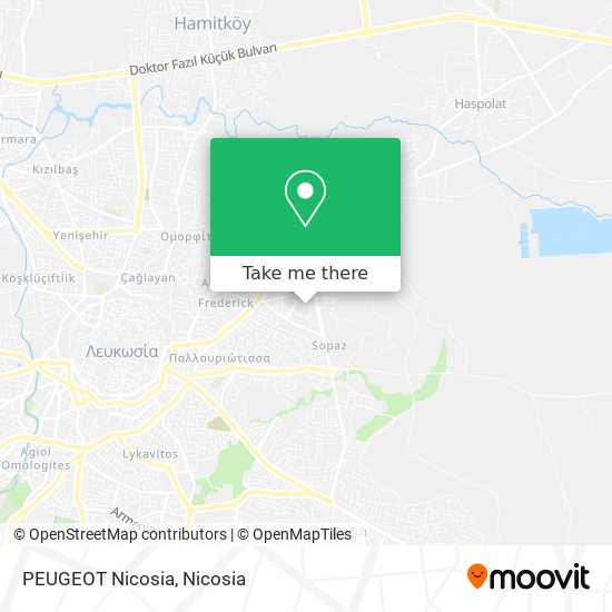 PEUGEOT Nicosia map