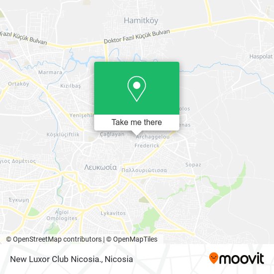New Luxor Club Nicosia. map