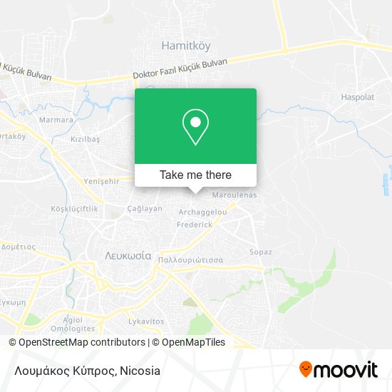 Λουμάκος Κύπρος map