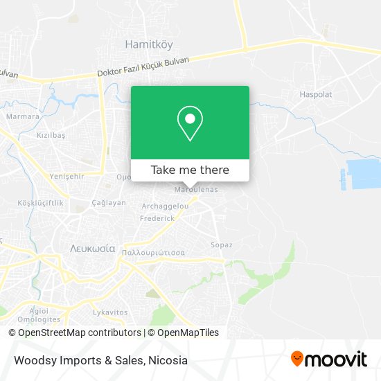 Woodsy Imports & Sales map